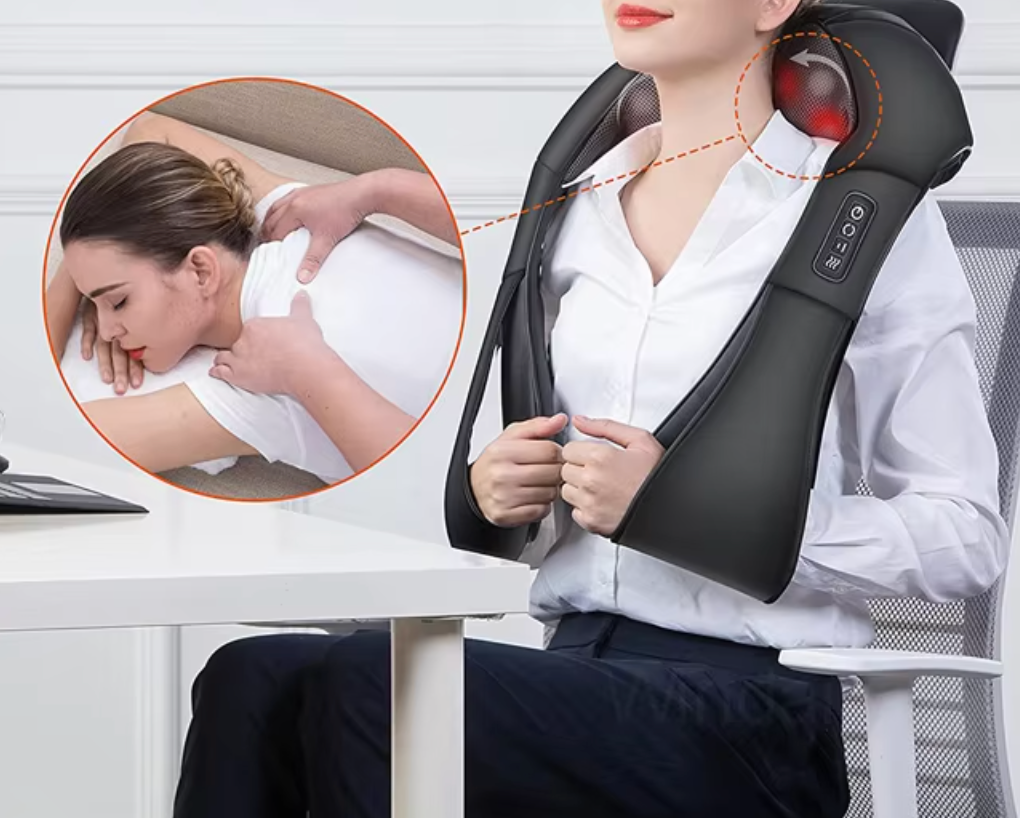 Harnais cervical chauffant